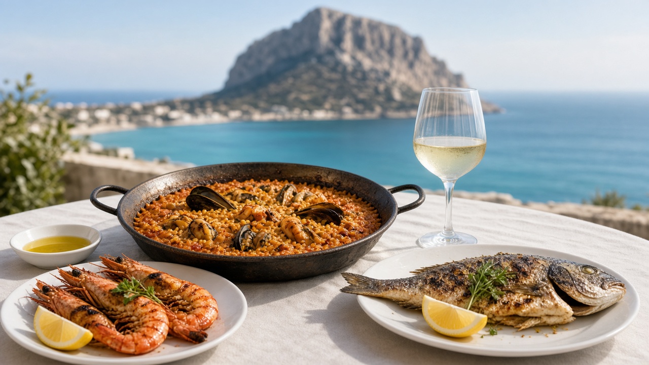 Zeevruchtenrijst en mediterrane keuken in Calpe
